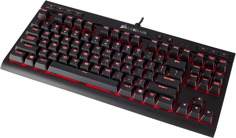 Corsair K63 Compact Mechanical Gaming Keyboard — Cherry® MX Red CO-KB-K63-RED-BLK-MX RED CH-9115020-NA 