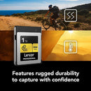 Lexar GOLD SERIES 1TB PROFESSIONAL CFexpress™ TYPE B CARD (up to 1900MB/s read, 1500MB/s write) LCXEXPR001T-RNENG
