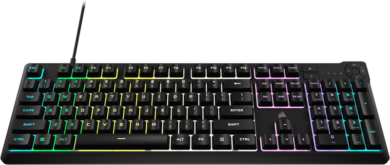 【至抵優惠】Corsair K55 CORE RGB Gaming Keyboard — Black CH-9226C65-NA