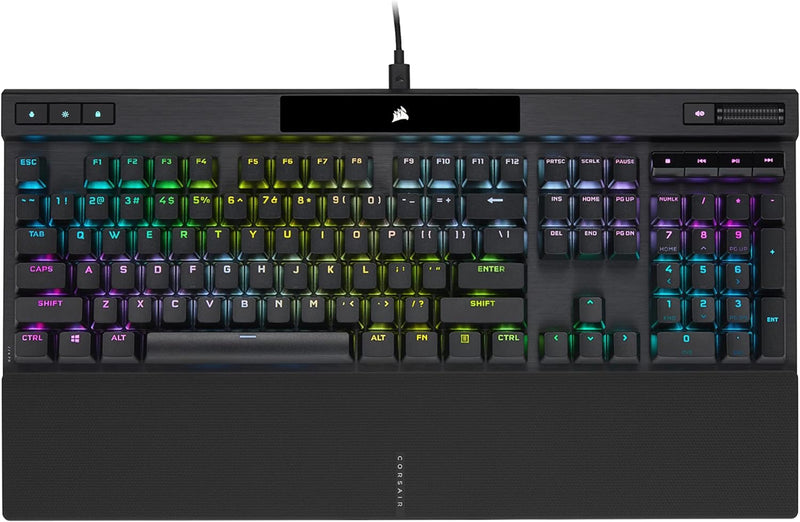 【CORSAIR 5月份電競產品優惠】Corsair K70 RGB PRO Mechanical Gaming Keyboard with PBT DOUBLE SHOT PRO Keycaps - CHERRY® MX SPEED CH-9109414-NA