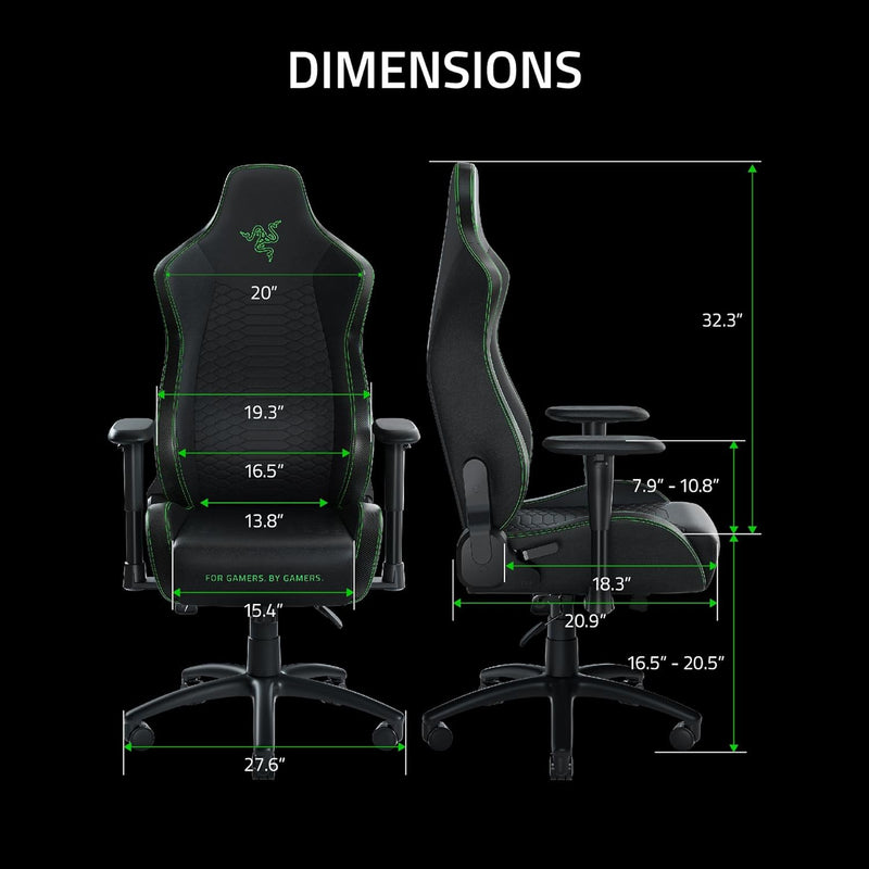 Razer Iskur (PVC Leather) 電競椅 RZ38-02770100-R3U1 (代理直送)