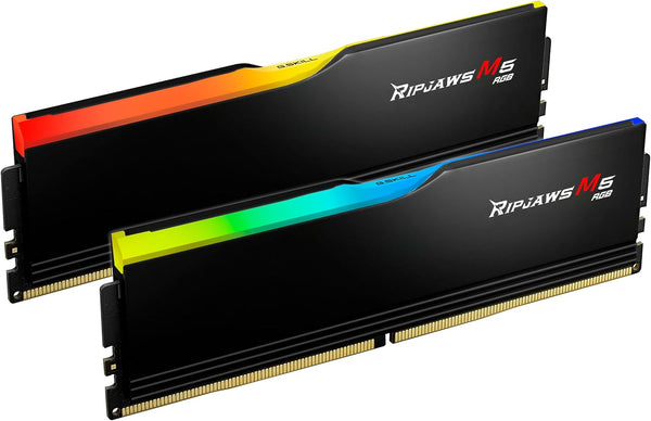 G.SKILL 32GB Kit (2x16GB) Ripjaws M5 RGB Black 黑色 F5-6400J3648F16GX2-RM5RK DDR5 6400MHz Memory