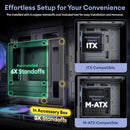 Okinos Mirage 4 Black MATX Case