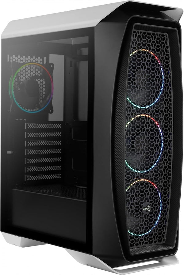 AeroCool Aero One Eclipse ARGB White White Tempered Glass ATX Case 