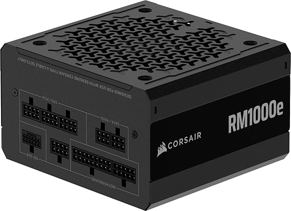 CORSAIR 1000W RM1000e ATX 3.1 Cybenetics Platinum Full Modular Power Supply (CP-9020297-UK)