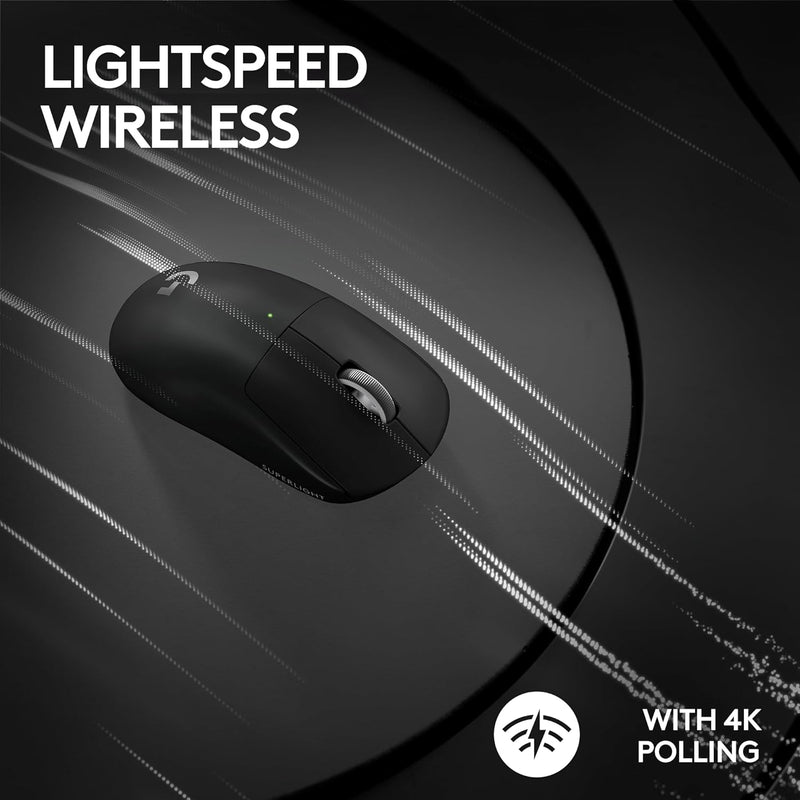 Logitech G PRO X Superlight 2 Lightspeed Wireless Gaming Mouse - Black Black 910-006632 Original licensed product
