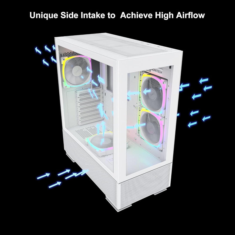 MONTECH SKY TWO WHITE ARGB ATX Case