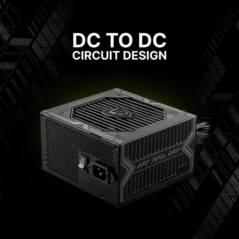 MSI 650W MAG A650BN 80Plus Bronze Power Supply (PS-MAA65BN)