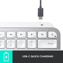 Logitech MX KEYS Mini For Mac Wireless Keyboard 智能無線鍵盤 (English Version) - Pearl White 珍珠白色 920-010528 原裝行貨