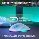 SteelSeries Aerox 3 Ghost RGB超輕量無線電競滑鼠 (62610)