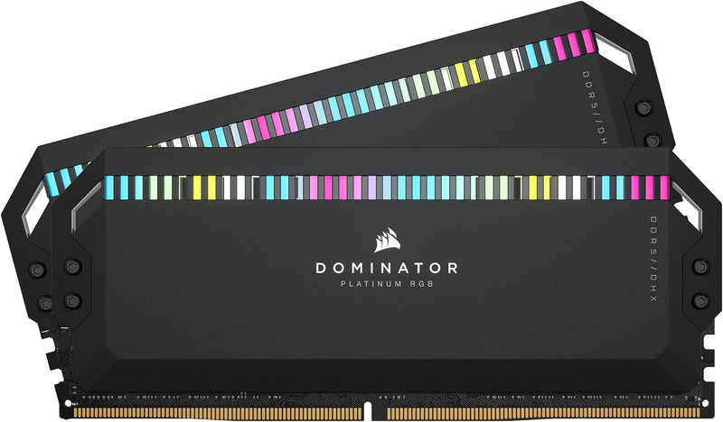 CORSAIR 32GB Kit (2x16GB) DOMINATOR PLATINUM RGB CMT32GX5M2X6200C36 DDR5 6200MHz Memory 