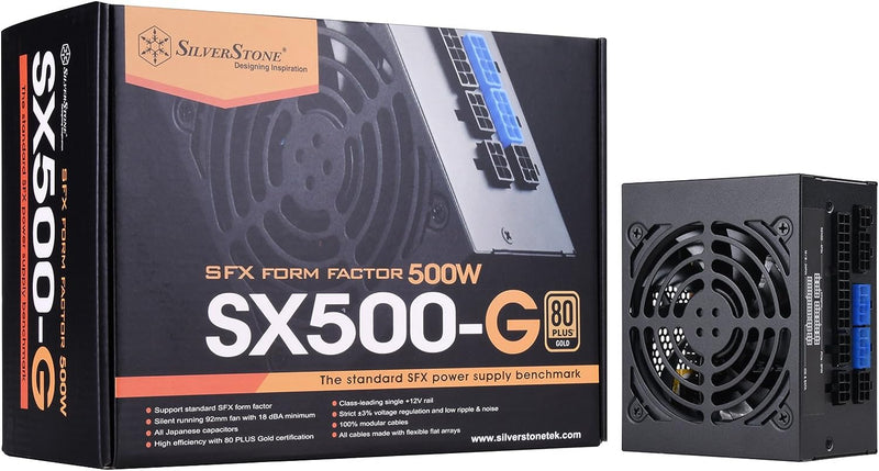Amazon | SilverStone SFXシリーズ 80PLUS Gold認証 電源 500W