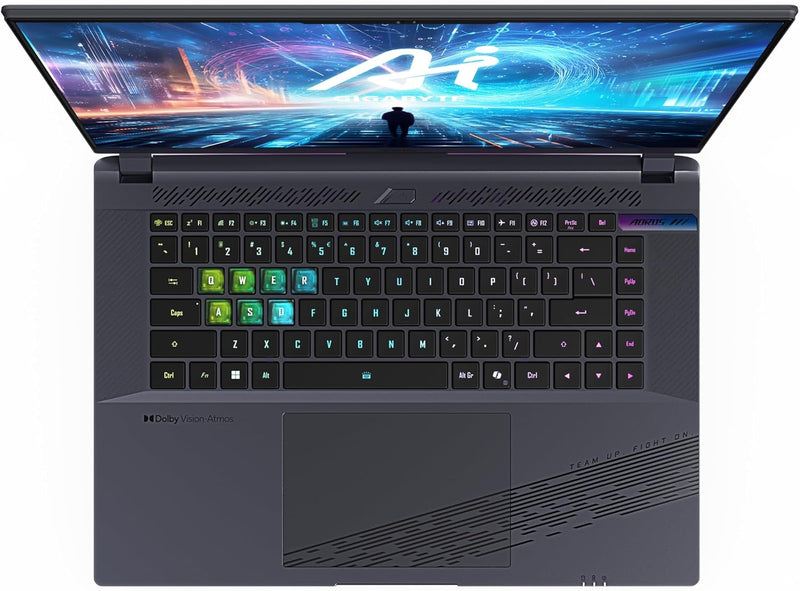 Gigabyte AORUS 16X 9KG 2024 /16.0 QHD+ 165Hz/RTX 4060/i7-13650HX/DDR5 4800 8GB*2/Gen4 1TB/Win11 Home (AORUS 16X 9KG-43HKC54SH)