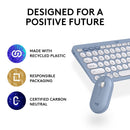 Logitech Pebble 2 Combo 無線纖薄鍵鼠套裝 (English Version) - Midnight Blue 午夜藍 920-012190 原裝行貨