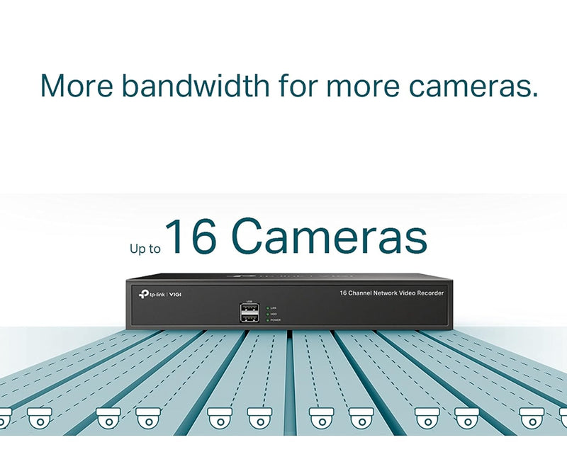 TP-Link Vigi NVR1016H 16 Channel NVR Network Video Recorder