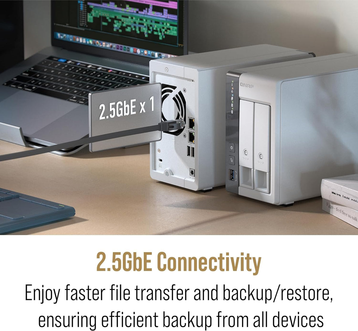 QNAP TS-216G 2-bay NAS 4GB RAM(未使用品) QNAP TS-216G 2-Bay NAS Enclosure (4GB RAM)