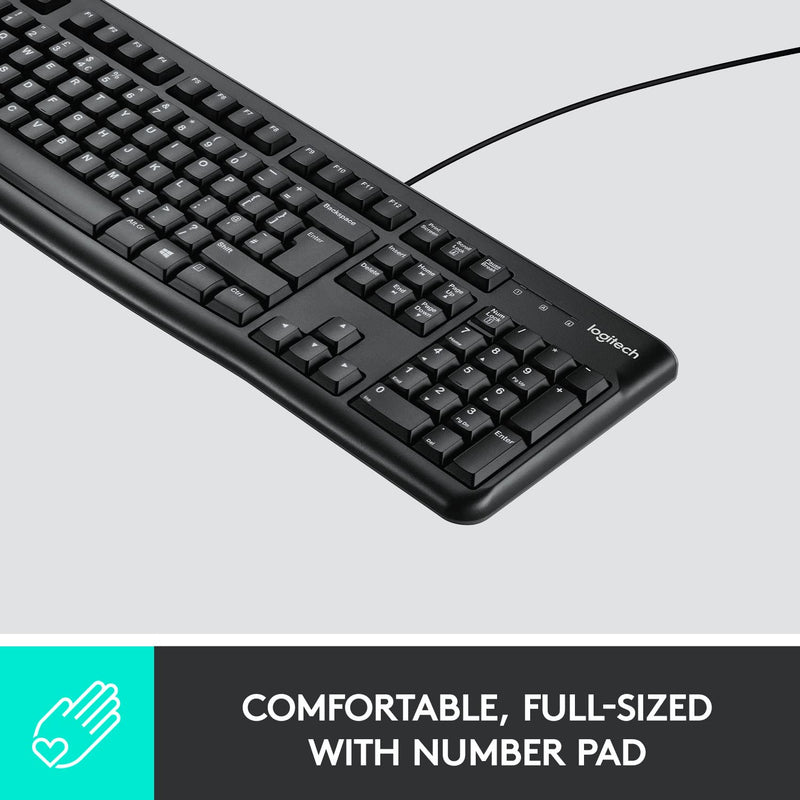 Logitech K120 Wired USB Keyboard (Chinese version) 920-002584 Original licensed 