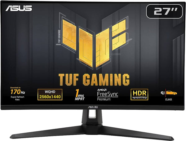 ASUS 27" TUF Gaming VG27AQ3A 180Hz 2K QHD IPS (16:9) Gaming Monitor 