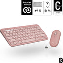Logitech Pebble 2 Combo 無線纖薄鍵鼠套裝 (English Version) - Rose Pink 玫瑰粉色 920-012189 原裝行貨
