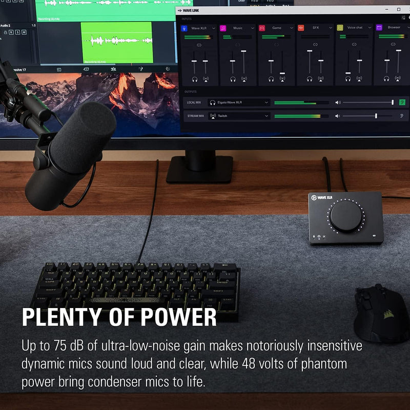 【限時優惠】Elgato Wave XLR 麥克風調音器 (CO-EL-WAVE XLR)