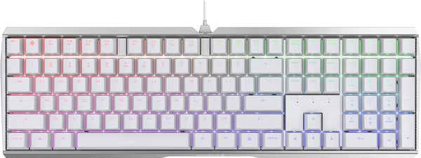CHERRY MX 3.0S RGB 白色 有線機械式鍵盤 (茶軸) G80-3874HXAEU-0 *送CHERRY AC3.3 手托