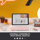 Logitech K380 多工藍牙鍵盤 (English Version) - Rose Pink 玫瑰粉色 920-009579 原裝行貨