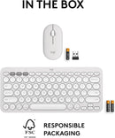 Logitech Pebble 2 Combo 無線纖薄鍵鼠套裝 (English Version) - Pearl White 珍珠白色 920-012188 原裝行貨