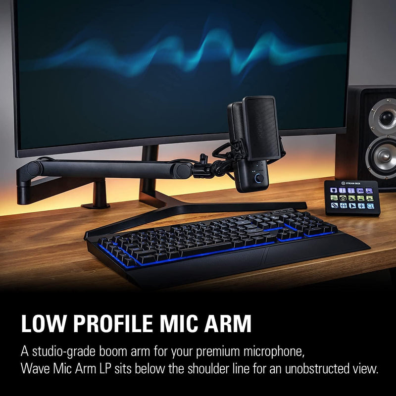 [Elgato New Year Promotion] Elgato Wave:3 24-bits 96kHz Premium Black Black Premium USB Condenser Microphone (CO-EL-WAVE:3) 