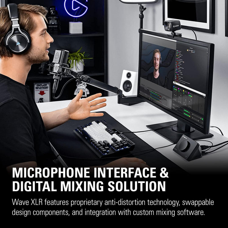 【限時優惠】Elgato Wave XLR 麥克風調音器 (CO-EL-WAVE XLR)
