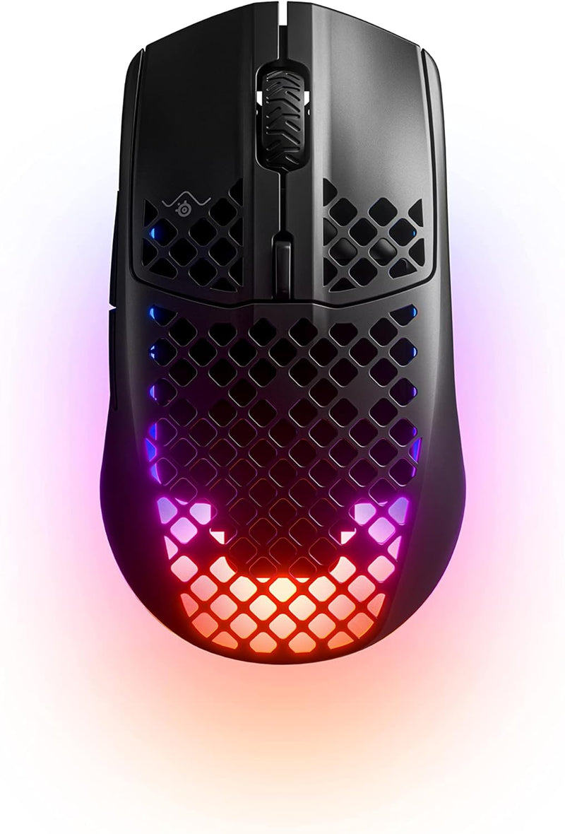 SteelSeries Aerox 3 Wireless Onyx RGB超輕量無線電競滑鼠 (62612)