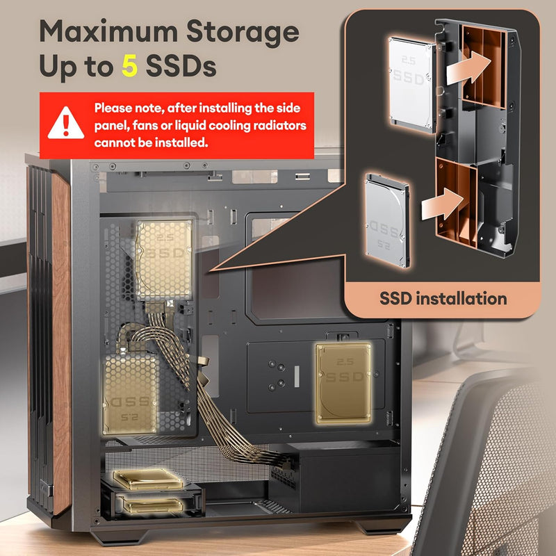 Okinos Cypress 7 (Wood) ATX Case