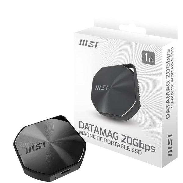 MSI DATAMAG 20Gbps 1TB Magnetic Portable SSD (HD-MDTMAG1) 