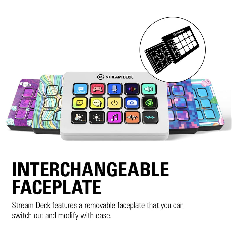 [Elgato New Year Promotion] Elgato Stream Deck MK.2 White white live broadcast console (CO-EL-STD-MK.2W) 