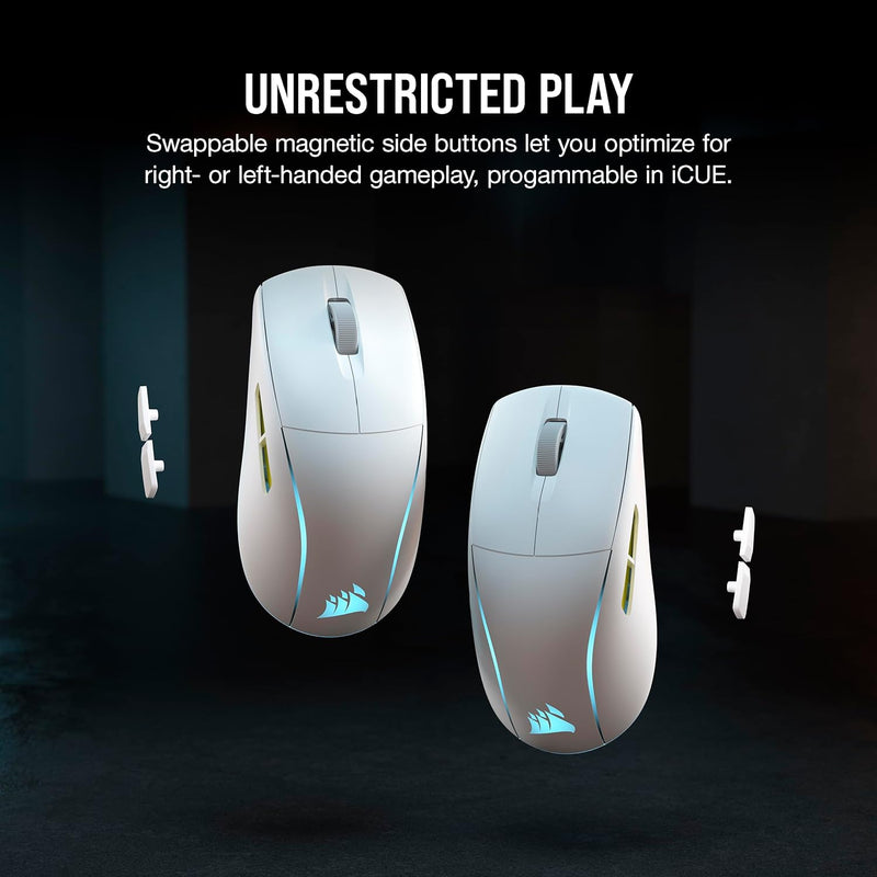 Corsair M75 WIRELESS Lightweight RGB ultra-lightweight wireless gaming mouse White CH-931D011-AP 
