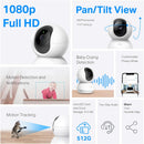 TP-Link Tapo C200 FHD Pan / Tilt Wireless WiFi Home Security Surveillance IP Camera CCTV (1件裝)