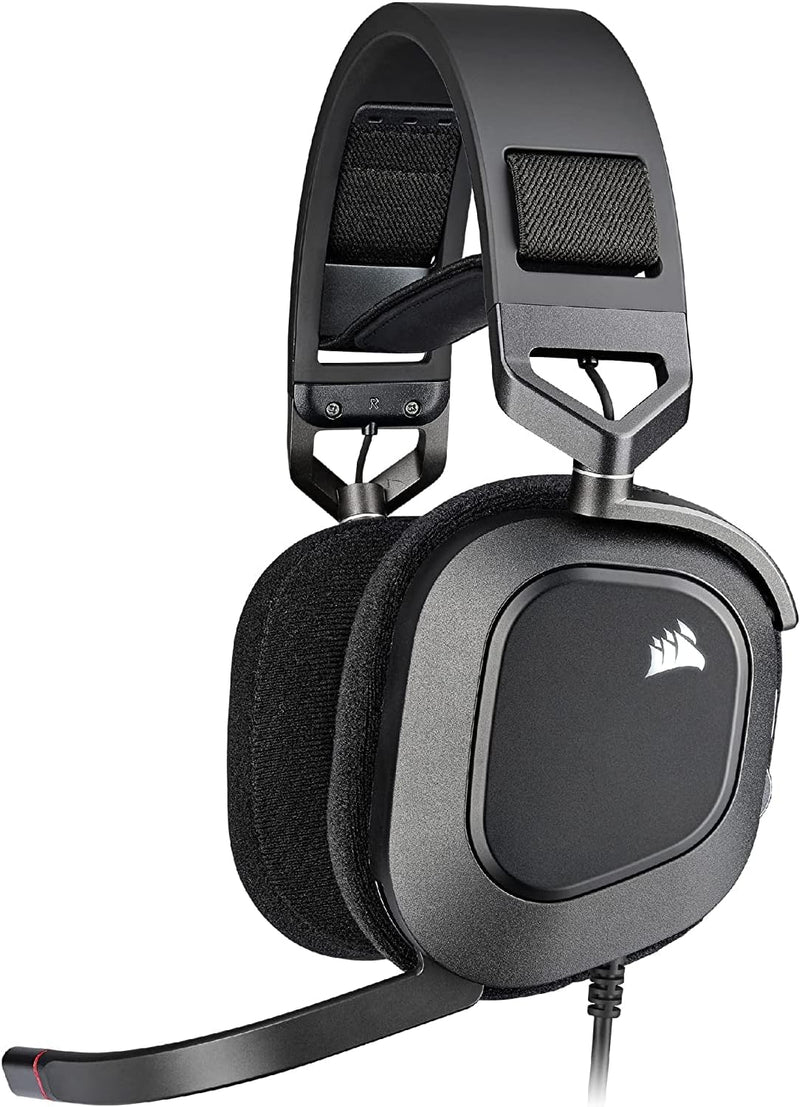 【優惠價】Corsair HS80 RGB USB Wired Gaming Headset — Carbon Black CA-9011237-AP
