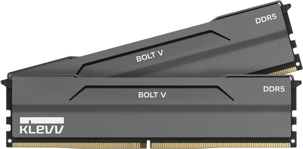KLEVV Bolt V Black 黑色 DDR5 32GB (2x16GB) 6000MHz CL28 A-DIE Memory SK Hynix Chip AMD EXPO & Intel XMP 3.0 BV16X2-KD5AGUA80-60B280H