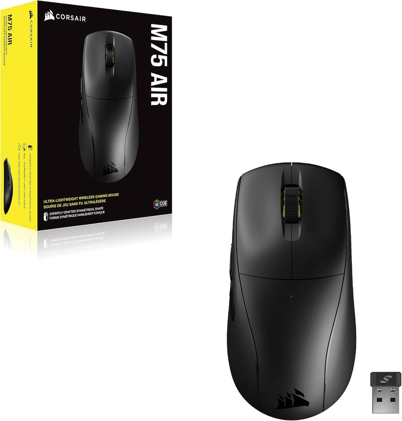 [Special Price] Corsair M75 AIR Wireless Ultra-Lightweight Wireless Gaming Mouse Black CH-931D100-AP 