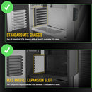 Antec PCI-E 4.0 Riser Cable With Vertical Bracket Cable Kit (200mm) - (白色) White (AT-RCVB-W200-PCIE4-RTX40)