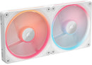 Corsair iCUE LINK LX140-R RGB Starter Kit White 140mm PWM Reverse 反葉 PC Case Fan Dual Pack (2件裝) (CO-9051056-WW)