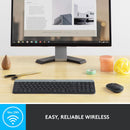 Logitech MK470 Slim 無線鍵盤與滑鼠組合 (中文版) - Black 黑色 920-009184 原裝行貨