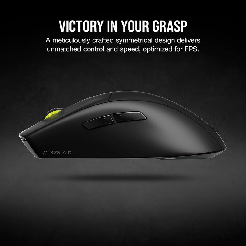 [Special Price] Corsair M75 AIR Wireless Ultra-Lightweight Wireless Gaming Mouse Black CH-931D100-AP 