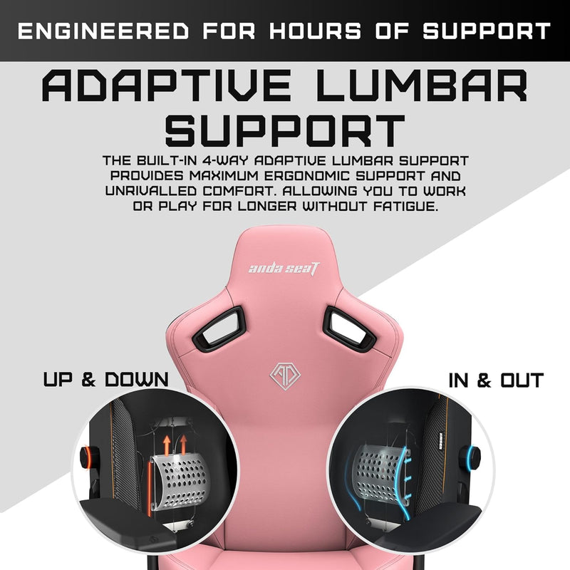 Anda Seat Kaiser 3-L Size (粉紅色) Premium Gaming Chair (代理直送)