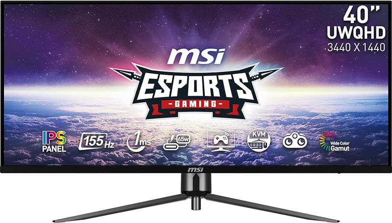 MSI 40" MAG401QR 155Hz 3440x1440 IPS (21:9) Gaming Monitor