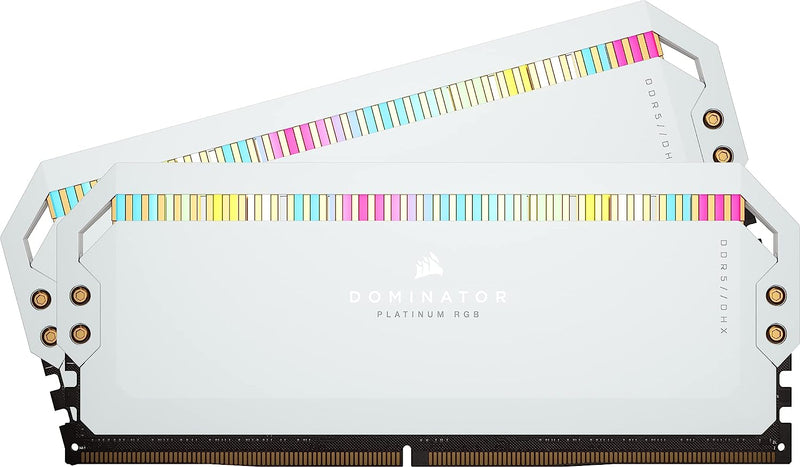 CORSAIR 32GB Kit (2x16GB) DOMINATOR PLATINUM RGB White 白色 CMT32GX5M2X6200C36W DDR5 6200MHz Memory