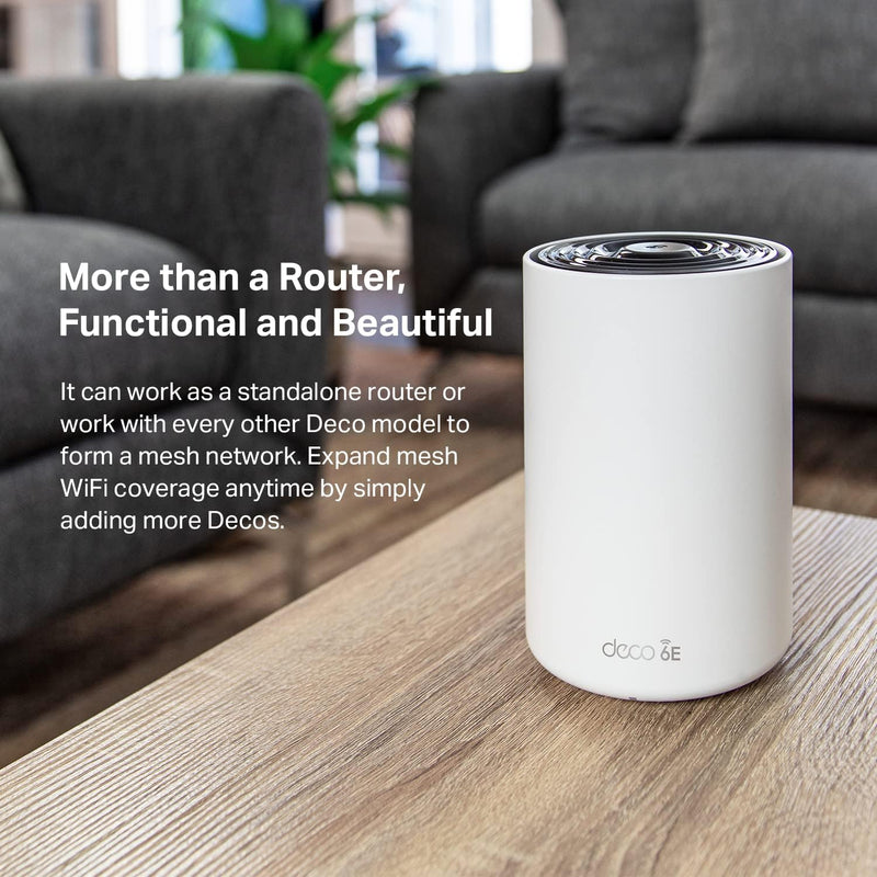 TP-Link Deco XE75 AXE5400 Tri-Band Mesh Wi-Fi 6E Router (1件裝)