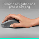 Logitech Silent Plus M331 Wireless Mouse 靜音無線滑鼠 - Grey 灰色 910-004919 原裝行貨