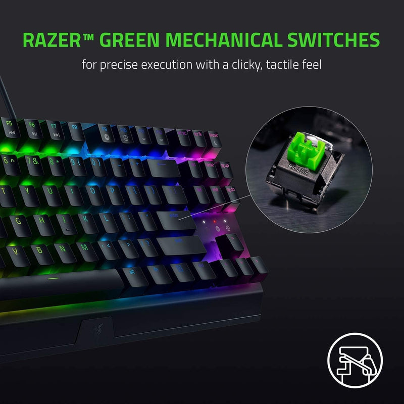 Razer BlackWidow V3 Tenkeyless (green axis) eSports gaming keyboard RZ03-03490100-R3M1 