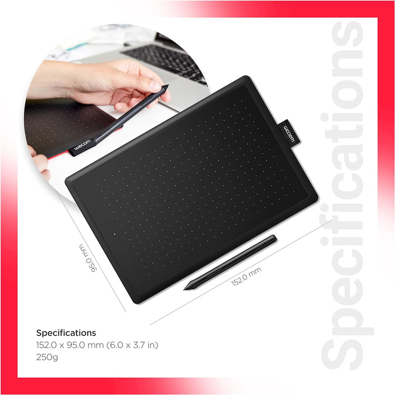 One by Wacom Small CTL-472/K0-F 創意手寫筆平板
