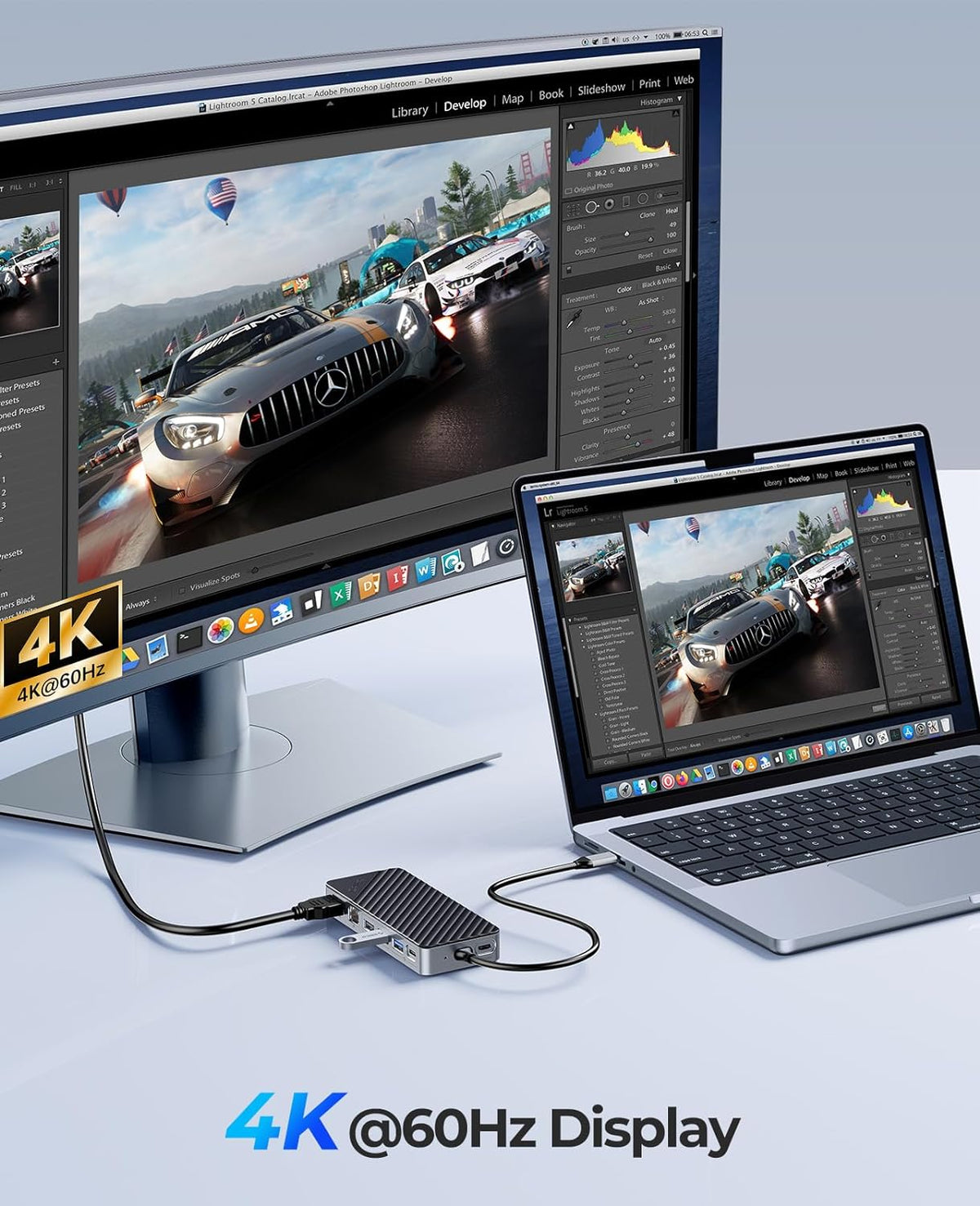 ORICO 8-in-1 Multifunctional Docking Station With M.2 NVMe/NGFF SSD En